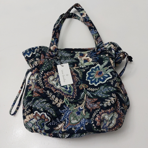 Vera Bradley Glenna Java Navy Camo NWT - Picture 1 of 3